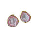Pink Agate earrings, large earrings, pink agate earrings. Earrings. Irina Moro. My Livemaster. Фото №4