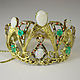 Vintage Estate 14.06tcw Emerald, Diamond & Opal Crown Bangle Bracelet. Bead bracelet. JR Colombian Emeralds (JRemeralds). My Livemaster. Фото №4