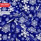 Cloths:Fabric velvet stretch ' Snowflakes on blue'. Fabric. SLAVYANKA. My Livemaster. Фото №5