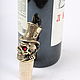 Decorative stopper for the bottle ' Joker'. Bottle design. Best- gifts valentin. Интернет-магазин Ярмарка Мастеров.  Фото №2
