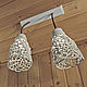 Order Azhur and copper - wall/ceiling lamp. Elena Zaychenko - Lenzay Ceramics. Livemaster. . Wall lights Фото №3