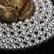 Материалы для творчества handmade. Livemaster - original item Majorcan Pearl 8mm White Polished Beads. Handmade.