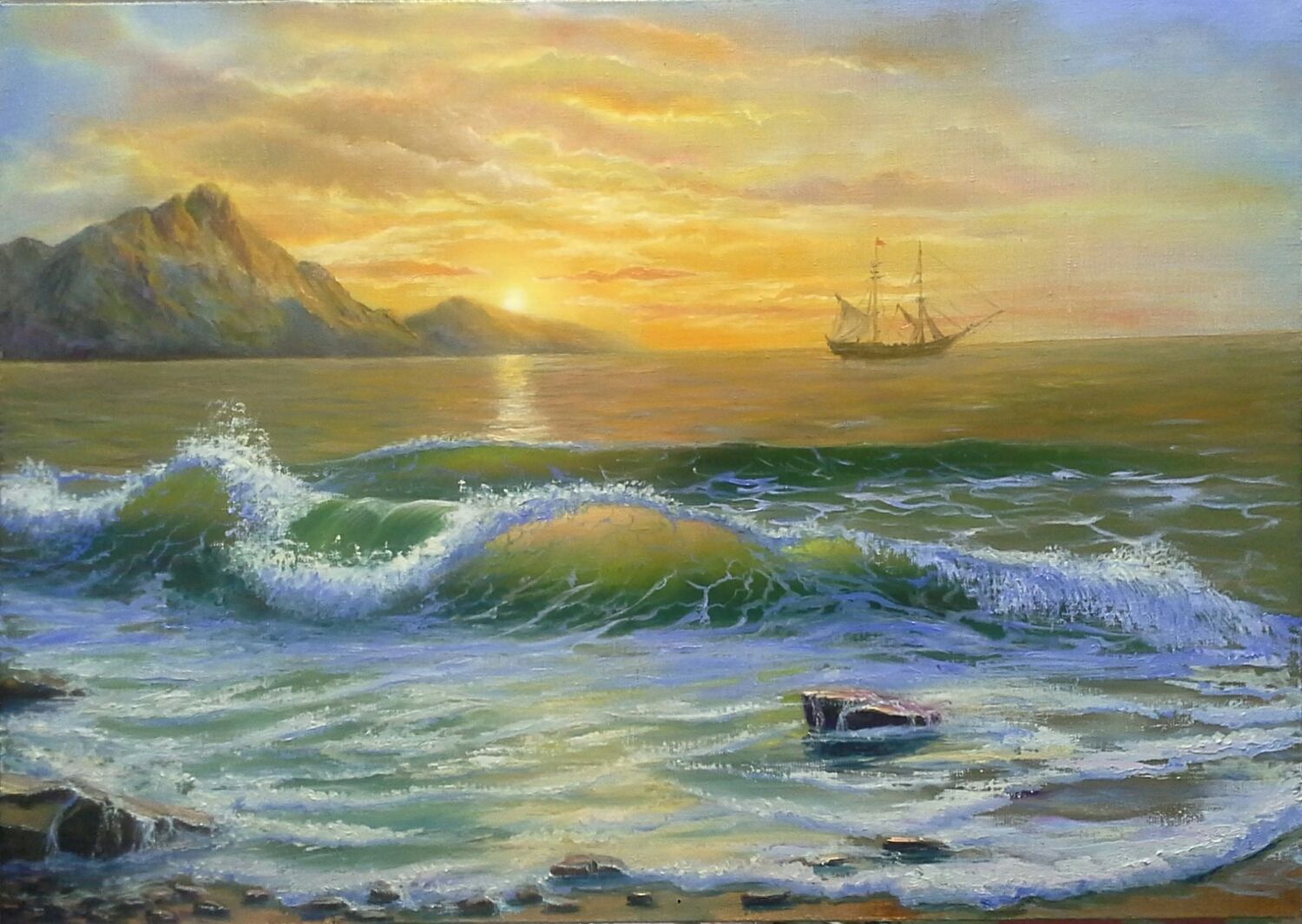 Красивые картины с морем