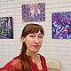 Картина севера холст 70/90 "Путь Деда Мороза. В Заполярье". Картины. КАРТИНА МАСЛОМ СВИНАР ОКСАНЫ. Ярмарка Мастеров.  Фото №6