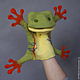 Tropical frog. Glove puppet. Bi-BA-Bo. Puppet show. Taya Kart. My Livemaster. Фото №4