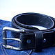 Men's belt leather. Straps. CRAZY RHYTHM bags (TP handmade). My Livemaster. Фото №5