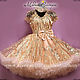 Dress: Dress 'Golden roses' Art.-265. Childrens Dress. ModSister. Online shopping on My Livemaster.  Фото №2