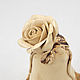 Order The bell rose in Sepia. Elena Zaychenko - Lenzay Ceramics. Livemaster. . Bells Фото №3