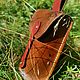 Необычная поясная сумка для ремня из натуральной испанской кожи, Поясная сумка, Тверь,  Фото №1