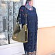 Bag made of genuine suede Khaki quilted. Sacks. Olga'SLuxuryCreation. My Livemaster. Фото №4