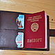 Passport cover leather. Passport cover. crecca. My Livemaster. Фото №4