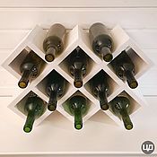 Для дома и интерьера handmade. Livemaster - original item Shelf for wine 