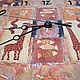 Часы настенные в детскую. Декупаж. "Сафари". Часы классические. Виктория. Ярмарка Мастеров.  Фото №4