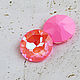 Order Rhinestone 27mm Bezel Pink Peach Premium Rimless. agraf. Livemaster. . Rhinestones Фото №3