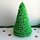 Christmas tree Knitted decorations for the puppet theater Knitted tree Spruce. Puppet show. sunnytoys-gifts. My Livemaster. Фото №5