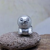 Украшения handmade. Livemaster - original item Seal Pup charm. Handmade.