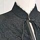 Блузка чёрная нарядная оригинальная с кружевом. Авторский дизайн, Блузки, Новоалександровск,  Фото №1