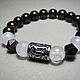 Bracelet with the rune Evaz, with garnet, white quartz. Bead bracelet. Beautiful gifts for the good people (Alura-lights). Online shopping on My Livemaster.  Фото №2