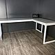 Угловой стол письменный, разборный, массив сосны. Столы. EasyLOFT. Ярмарка Мастеров.  Фото №5