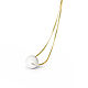 Gold-plated chain with white agate. Art.134. Pendants. TRUVELLA. Online shopping on My Livemaster.  Фото №2