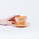 Order A couple of tea from the Siberian Cedar (Cup saucer) NC22. ART OF SIBERIA. Livemaster. . Mugs and cups Фото №3