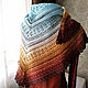 Mini crochet shawl 'Autumn'. Shawls. Lisonok (Lisonok). Online shopping on My Livemaster.  Фото №2