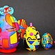 Order Interior Matryoshka Easter chicken Russian Avant-garde Kandinsky. color of magic. Livemaster. . Figurines Фото №3