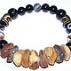 Men's medical charm bracelet with natural stones, Bead bracelet, Belokuriha,  Фото №1