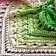 шаль вязаная ажурная крючком розовая персиковая зелёная. Шали. Knitted-stori. Ярмарка Мастеров.  Фото №5