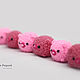 Soft knitted pig amigurumi Collection ' Mini Mimi'. Stuffed Toys. Ira Pugach (pompon). My Livemaster. Фото №6