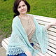 Rock Island Green Lace Shawl. Ready To Ship. Knitted Shawl. Shawls. Lace Shawl by Olga. My Livemaster. Фото №4