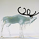 Interernaya figurita de vidrio de color de reno Vaadin. Figurines. In Glass. Online shopping on My Livemaster.  Фото №2