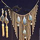 necklace 'wild one' with labradorite and chain fringe. Necklace. Butik4you. My Livemaster. Фото №4