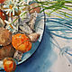 Watercolor painting Mushrooms. Summer still life. Pictures. Pictures for the soul (RozaSavinova). My Livemaster. Фото №5