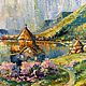 Картина маслом "Озеро Севан"  30х40. Картины. Картины маслом  Prostokartina (prostokartina). Интернет-магазин Ярмарка Мастеров.  Фото №2