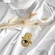 Брошь Хамса. Рука Фатимы. Брошь глаз. Брошь-булавка. STATEMENTS JEWELRY Only_you_byElena. Ярмарка Мастеров.  Фото №6