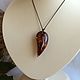 Vintage pendant from solid Baltic amber "Tiger's Claw", Vintage pendants, Kaliningrad,  Фото №1