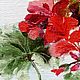 Painting with flowers geranium Bush. Decorated. Pictures. Paint with Love (lotmarket). My Livemaster. Фото №5