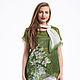 Шарф + Двойная шифоновая туничка :ЖАСМИН шелк шифон. Блузки. BatikStyle. Ярмарка Мастеров.  Фото №4
