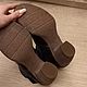 Винтаж: Clarks английские ботинки из натуральной кожи, осенние. Обувь винтажная. Успешный, Винтажных дел мастер. Ярмарка Мастеров.  Фото №5