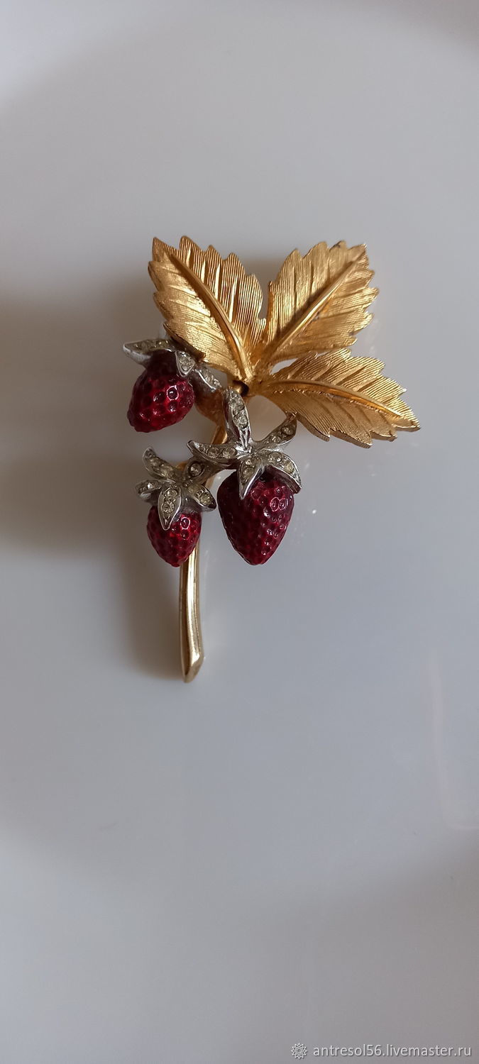 Boucher brooch ' Strawberry', Vintage brooches, Orenburg,  Фото №1