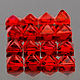 Сапфир красный IF-VVS натуральный, квадрат, 2х2 мм, 150 шт. Кабошоны. ILLUSION_STONES1. Интернет-магазин Ярмарка Мастеров.  Фото №2