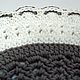 Home accessories sets: Mat and basket. Carpets. knitted handmade rugs (kovrik-makrame). My Livemaster. Фото №4