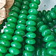 Natural gelatin.. Malay Jade 8h5mm, rondelle, Green (10 PCs). Beads1. crystalsky. Online shopping on My Livemaster.  Фото №2