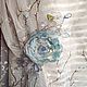 Order Tulle net with SAKURA BLUE embroidery complete with pickups. PROFIDecor - CURTAINS. Livemaster. . Tulle Фото №3