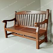 Дача и сад handmade. Livemaster - original item Garden bench IN the English style CAPTAIN (small). Handmade.