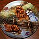 Beautiful, collectible, plates series 'Friendship', Germany, Vintage interior, Moscow,  Фото №1