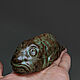 Dropfish. Brown with green. Figurines. Surglinok. Online shopping on My Livemaster.  Фото №2