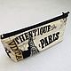 Paris-a cosmetic bag with a zipper, Beauticians, Vladimir,  Фото №1