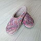 Felted women's Slippers, Slippers, Leninsk-Kuznetsky,  Фото №1